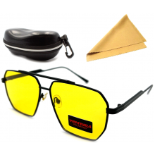 Очки для водителей антифары Polar Eagle Yellow JB D в подарок с чехлом и салфеткой Очки для водителей антифары Polar Eagle Yellow JB D в подарок с чехлом и салфеткой