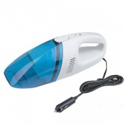  Автомобильный пылесос вакуумный   UTM Vacuum Cleaner  Lux работа  от прикуривателя для уборки автомобиля White blue