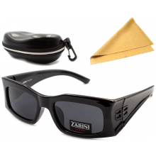 Сонцезахисні окуляри Zarini Black BB с футляром и салфеткой