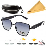 Окуляри для водіїв фотохромні антифари Polar Eagle Polarized  в подарунок з чохлом і серветкою