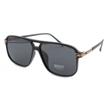 Очки антибликовые водителя антифара Bravo B1 Polarized с жестким Чехлом Super black