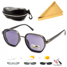 Очки для водителей антифары фотохромные Polarized Grey JB 337D в подарок с чехлом и салфеткой Очки для водителей антифары фотохромные Polarized Grey JB 337D в подарок с чехлом и салфеткой
