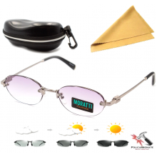 Окуляри водія фотохром Moratti Ultra Vision Pink з футляром та серветкою Окуляри водія фотохром Moratti Ultra Vision Pink з футляром та серветкою