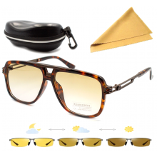 Очки водителя фотохром New line Polarized Vision Drive с футляром и салфеткой