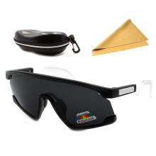 Спортивные очки Polarized Black с поляризацией для велоспорта, бега, авто уф-защита, антибликовые