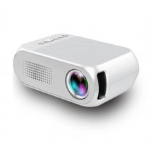 Портативный мультимедийный проектор Projector LED UTM YG-320 Mini Original  Встроенный динамик Silver