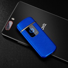 USB Зажигалка Lighter Ultramarine сенсорная с индикатором заряда в фирменой упаковке