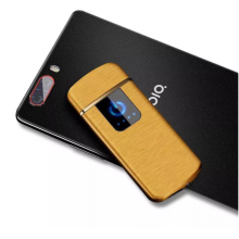 USB Зажигалка Lighter Gold сенсорная с индикатором заряда в фирменой упаковке