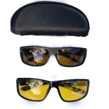 Комплект очки Polar eagle POLARIZED для водителя рыбалки велосипедистов 2 ЧЕХЛА 2 Салфетки