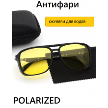 Очки водителя АНТИБЛИКОВЫЕ Pilotl J9 NIGHT - Желтая линза 