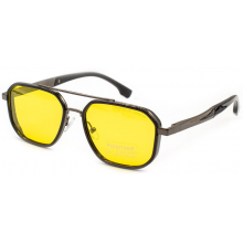 Окуляри для водіїв фотохромні антифари New line Yellow JB 337D в подарунок з чохлом і серветкою