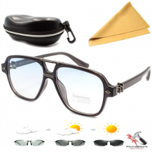 Окуляри для водіїв фотохромні New line А45 photochrome blue з футляром та серветкою polarized Окуляри для водіїв фотохромні New line А45 photochrome blue з футляром та серветкою polarized
